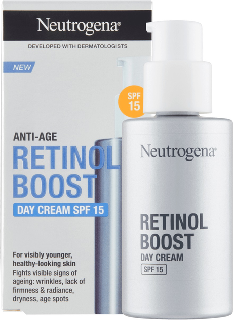 Крем для обличчя Neutrogena Retinol Boost SPF 15 денний 50 мл (3574661658605) - зображення 2