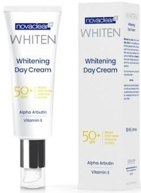 Krem do twarzy Novaclear Whiten SPF 50+ na dzień 50 ml (5906395837540) - obraz 1