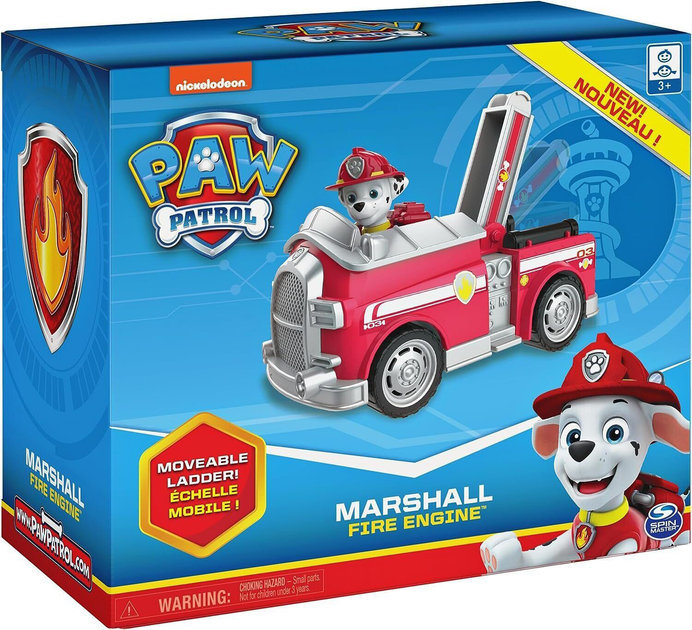 Пожежна машина Spin Master Paw Patrol Marshall c фігуркою (0778988288665) - зображення 1