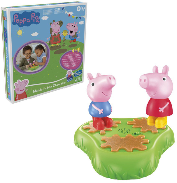 Gra planszowa Hasbro Peppa Pig Muddy Puddle Champion Game (5010993959006) - obraz 3