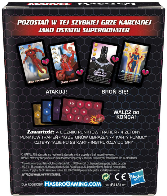Gra planszowa Hasbro Marvel Mayhem (5010993972999) - obraz 2