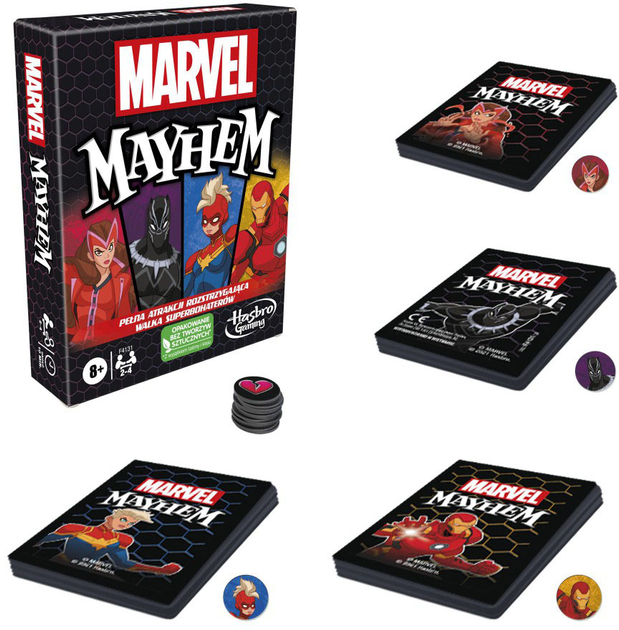 Gra planszowa Hasbro Marvel Mayhem (5010993972999) - obraz 3