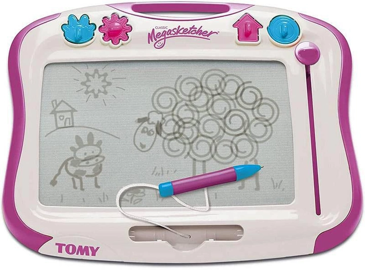 Magnetyczna tablica do rysowania Tomy Megasketcher Fioletowa (5011666735125) - obraz 2