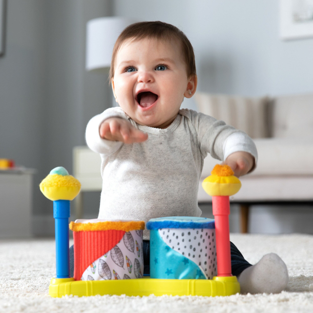 Interaktywna zabawka Tomy Lamaze Moja pierwsza perkusja (0796714274720) - obraz 4