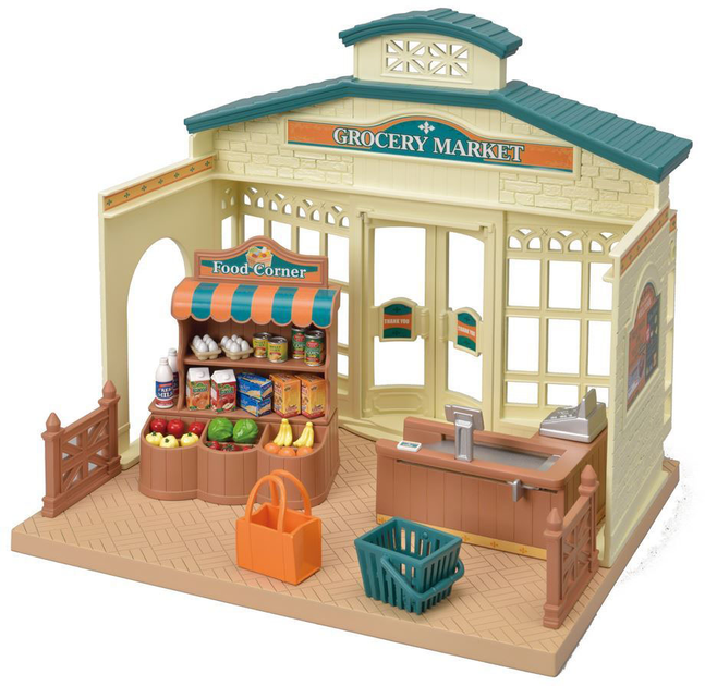 Ігровий набір Epoch Sylvanian Families Grocery Market (5054131053157) - зображення 4