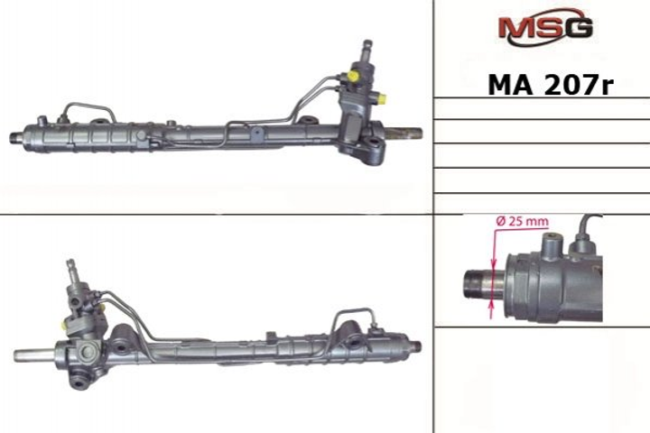 Рулевая рейка и крепление MSG MA207R Mazda 6 GR1L32110B, GR1A32110B, GR1A32110 - изображение 1