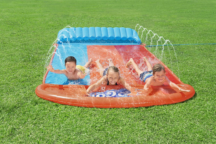 Водна гірка Bestway H2O Go Tsunami Splash Triple Slide (6941607308998) - зображення 9
