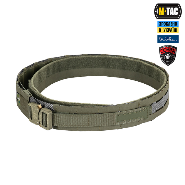 Ремень XS/S Tiger Ranger M-Tac Green Cobra Buckle Belt - изображение 2