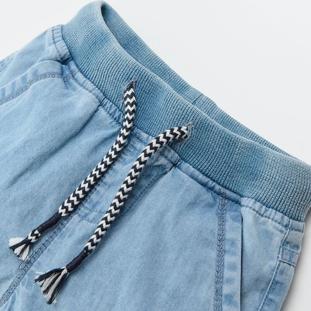 Krótkie spodenki chłopięce jeansowe Cool Club CCB2401797 80 cm Jasnoniebieskie (5903977262516) - obraz 3