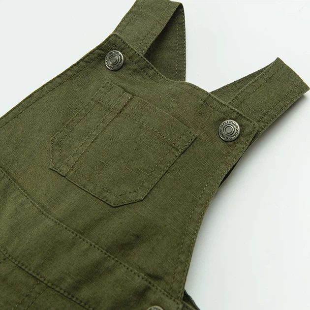 Ogrodniczki krótkie chłopięce Cool Club CCB2402590 80 cm Oliwkowe (5903977305275) - obraz 3