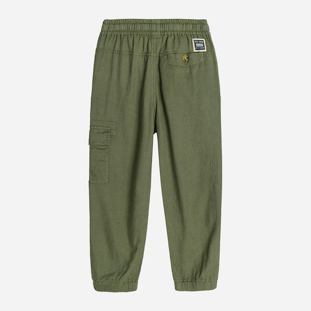 Spodnie joggery młodzieżowe chłopięce Cool Club CCB2422493 170 cm Khaki (5903977295569) - obraz 2