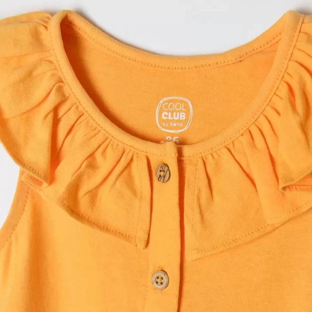 Sukienka letnia dla dziewczynki Cool Club CCG2402704 104 cm Żółta (5903977287304) - obraz 3