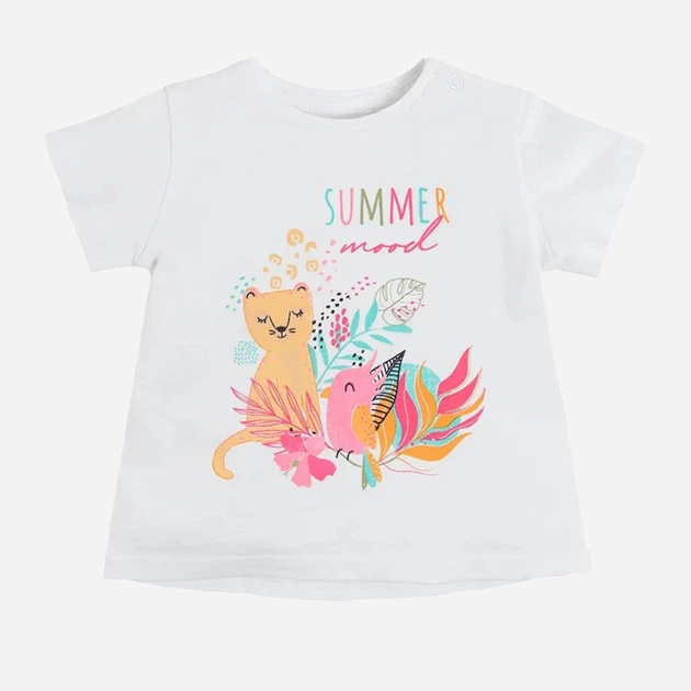 Набір дитячих футболок 3 шт для дівчинки Cool Club CCG2402724-00 86 см Різнокольоровий (5903977288899) - зображення 4