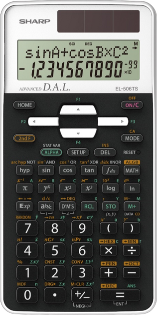 Kalkulator Sharp Scientific 470 Functions Box (SH-EL506TSBWH) - obraz 1
