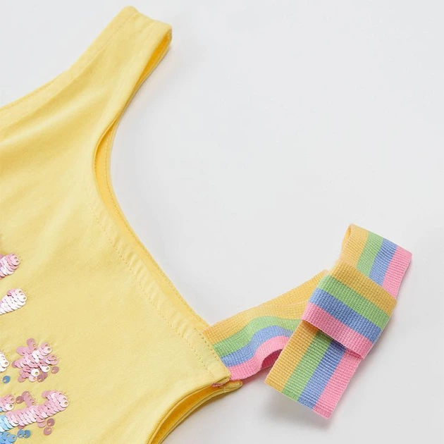 Дитяча майка для дівчинки Cool Club CCG2423453 134 см Жовта (5903977354235) - зображення 3