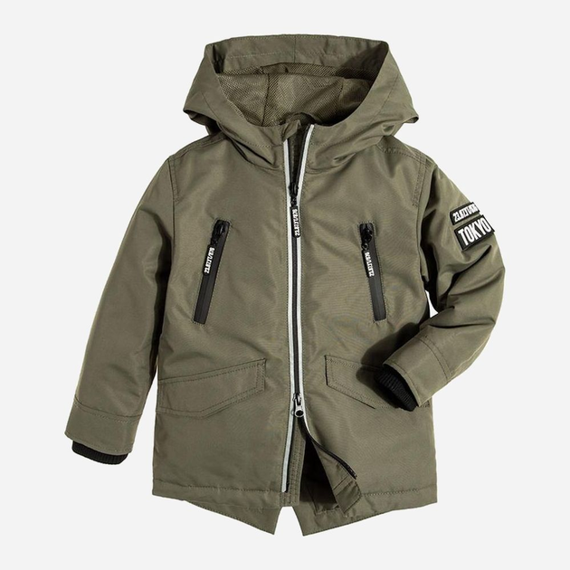 Kurtka parka chłopięca jesienna Cool Club COB2017621 110 cm Khaki (5903272302801) - obraz 1