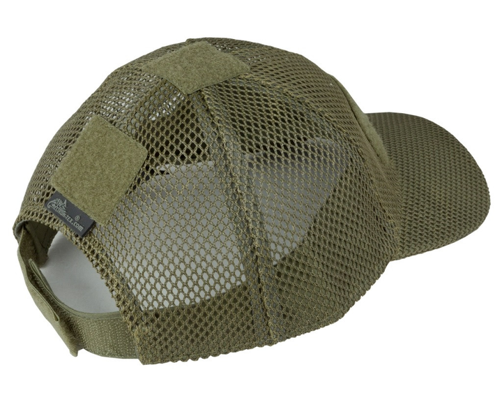 Бейсболка тактична Helikon-Tex Сіткою Універсальна One Size Олива BBC MESH CAP - MESH - OLIVE GREEN (CZ-BBM-PO-02) - зображення 2