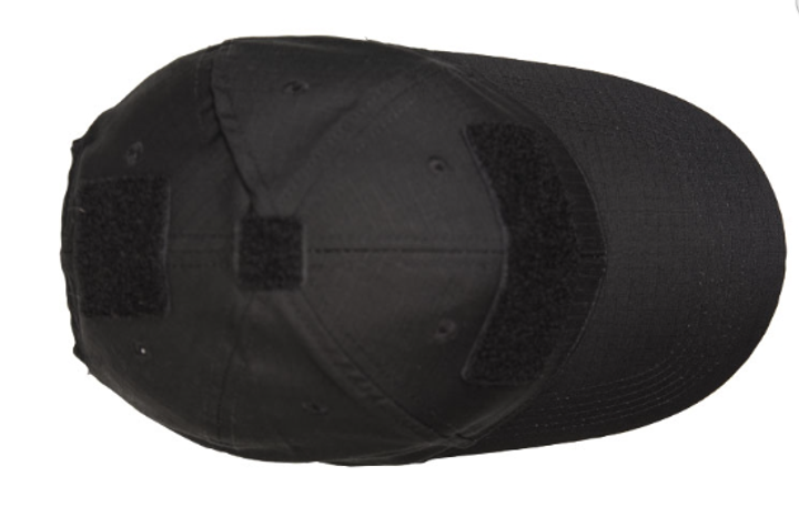 Бейсболка тактична Mil-Tec One size Чорна TACTICAL BASEBALL CAP SCHWARZ (12319002) - зображення 2