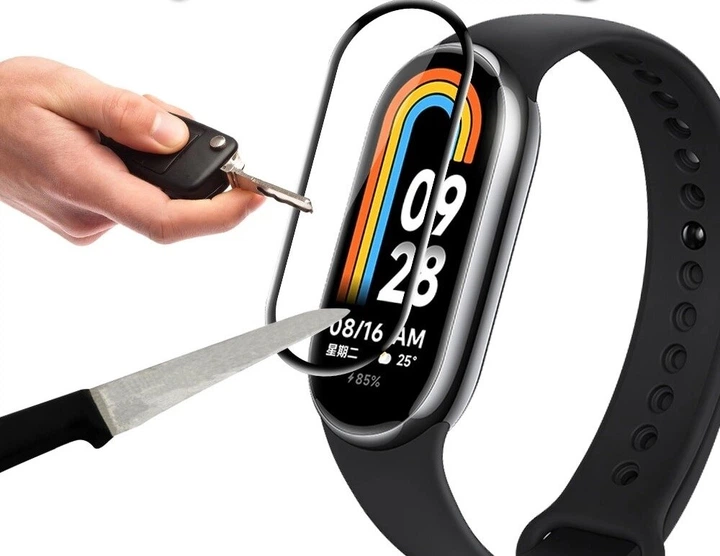 3D керамічне скло Mi Band 7/8/NFC Без бренду - зображення 4
