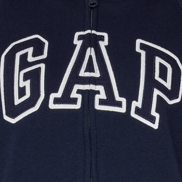 Толстовка на блискавці з капюшоном жіноча GAP 463503-01 M Темно-синя (1200112690390) - зображення 4