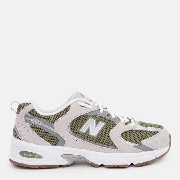 Акція на Чоловічі кросівки New Balance 530 MR530GA 47.5 (13US) 31 см Бежевий/Хакі від Rozetka