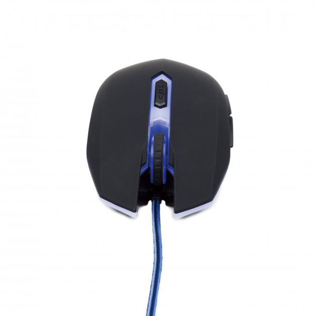 Оптическая игровая мышка Gembird MUSG-001-B, USB интерфейс, синий цвет - изображение 2