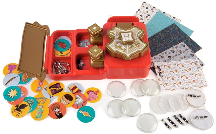 Zestaw kreatywny Clementoni Harry Potter Badge Maker (8005125186693) - obraz 3
