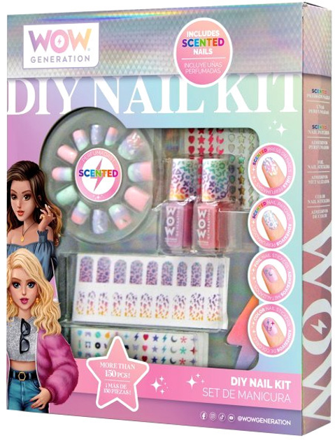 Zestaw do manicure Kids Euroswan Wow generation Diy Nail Kit (8435507867115) - obraz 3