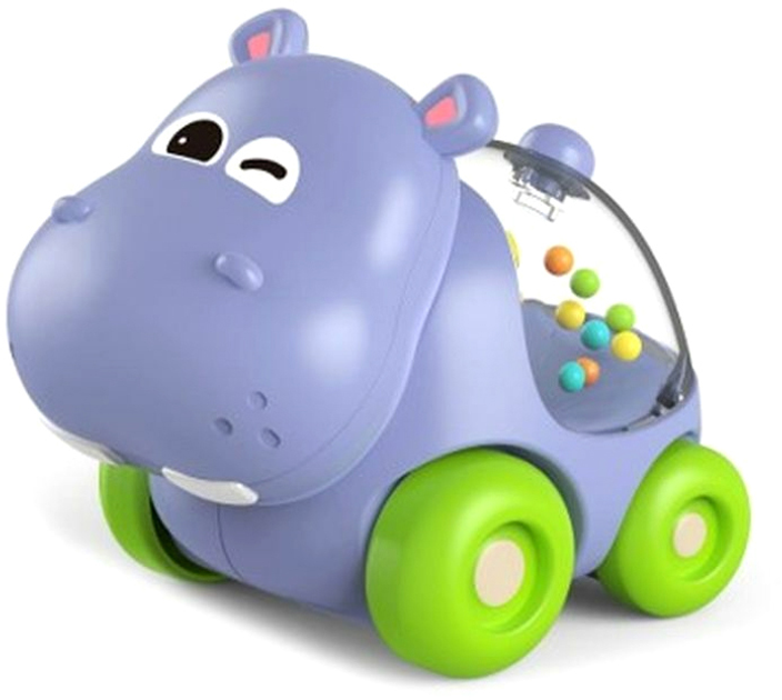 Zabawka edukacyjna Lisciani Carotina Baby Hippopotamus Car And Memory Game (8008324102273) - obraz 2