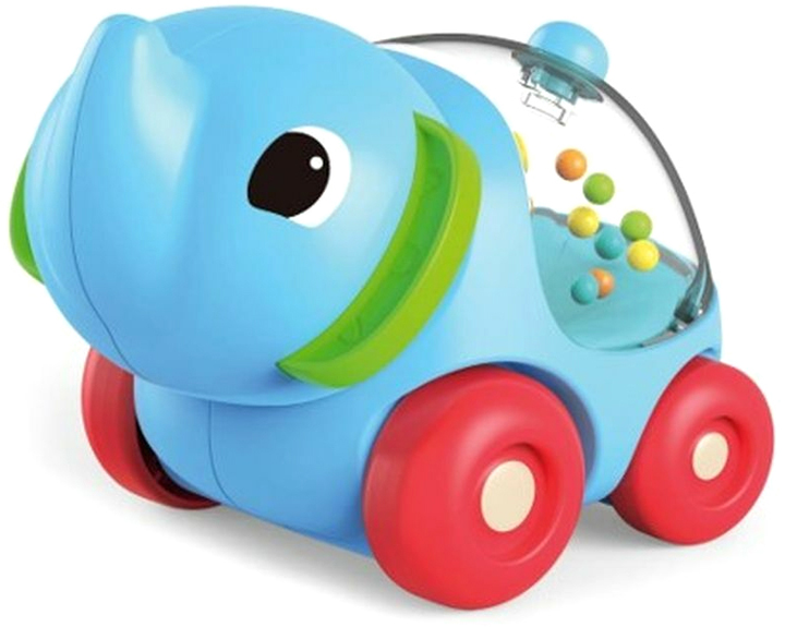 Розвивальна іграшка Lisciani Carotina Baby Elephant Car And Puzzle (8008324102280) - зображення 2