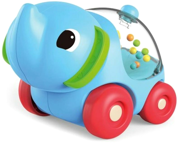 Розвивальна іграшка Lisciani Carotina Baby Elephant Car And Puzzle (8008324102280) - зображення 2