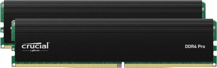 Пам'ять DDR4 64GB 3200MHz PC4-25600 (Kit of 2) Crucial Pro (CL22