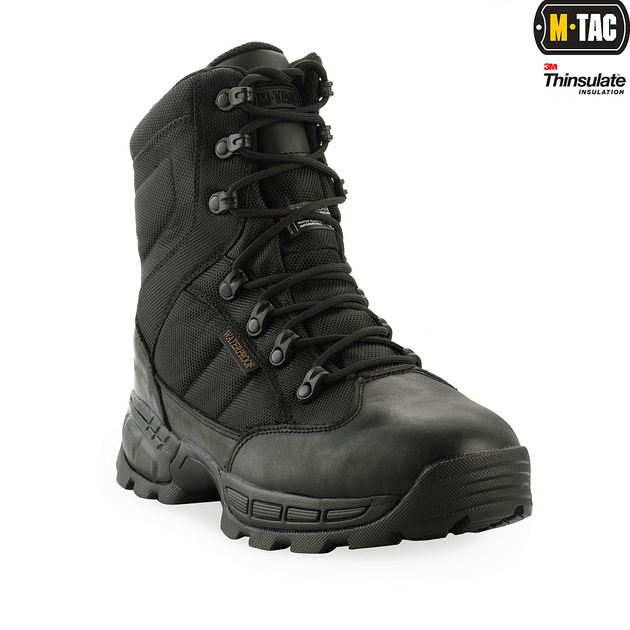Тактичні зимові черевики Thinsulate M-Tac Black 46 - зображення 2