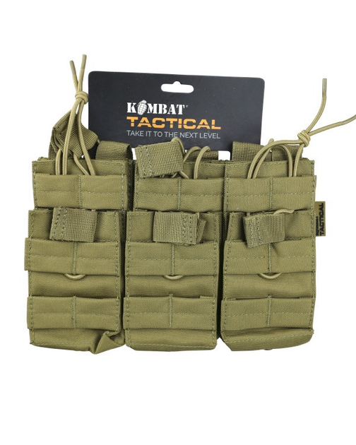 Підсумок під магазини АК KOMBAT UK Triple DUO Mag Pouch - зображення 1