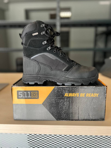 Ботинки тактические 40,5р Черные 5.11 Tactical Xprt 8 Boot 40,5Р Black (12340-40-5) - изображение 2