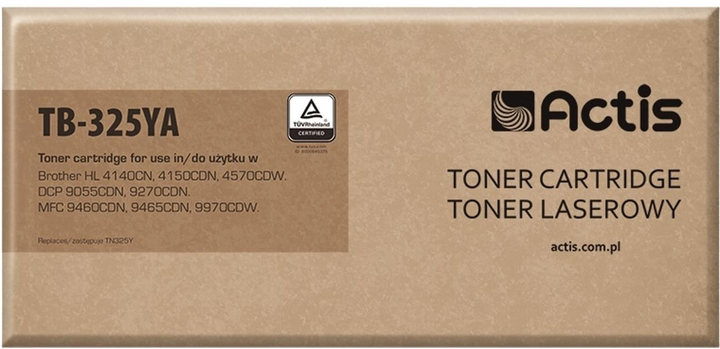 Тонер-картридж Actis для Brother TN-325Y Standard Yellow (TB-325YA) - зображення 1