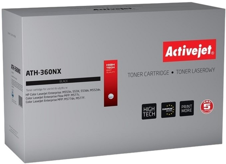 Тонер-картридж Activejet для HP 508X CF360X Supreme Black (ATH-360NX) - зображення 1