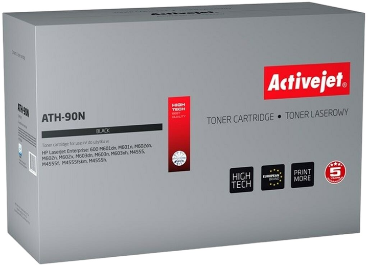 Toner cartridge Activejet do HP 90A CE390A Supreme Black (ATH-90N) - obraz 1