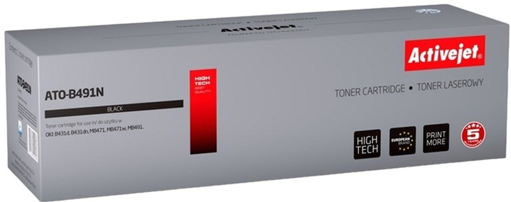 Тонер-картридж Activejet для OKI 44917602 Supreme Black (ATO-B491N) - зображення 1