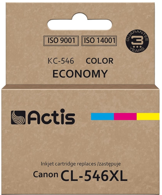 Картридж Actis для Canon CL-546XL Supreme Magenta/Cyan/Yellow (5901443121220) - зображення 1
