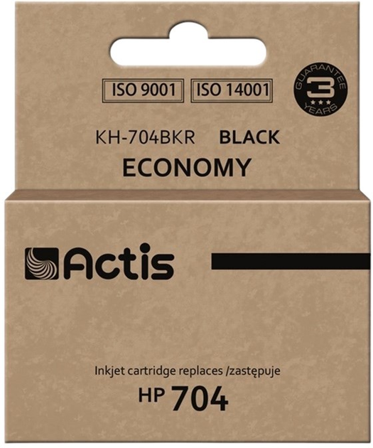 Wkład atramentowy Actis do HP 704 CN692AE Standard Black (KH-704BKR) - obraz 1