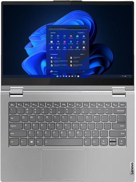  Ноутбук Lenovo ThinkBook 14s Yoga G3 (21JG000VMX) Grey - зображення 2