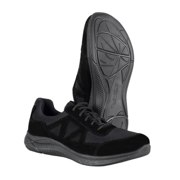 Кросівки тактичні Ягуар літні нубук з 3D-сіткою Чорні 42 (275 мм) - зображення 1