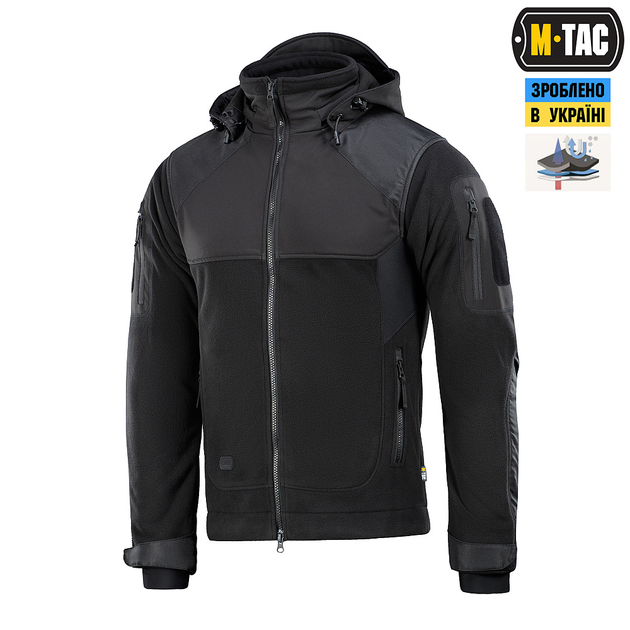Куртка XL Windblock Norman M-Tac Fleece Black - изображение 1