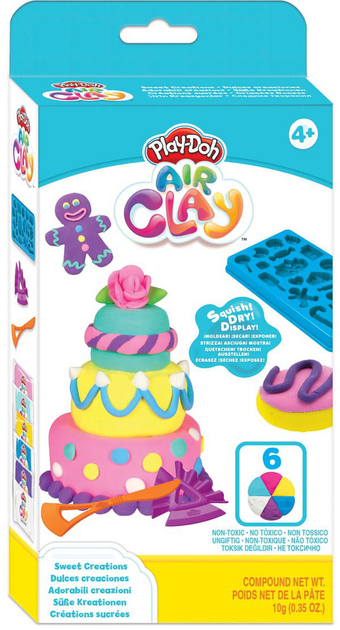 Zestaw kreatywny Creative Kids Play-Doh Air Clay Sweets Creations (0653899090777) - obraz 1