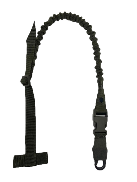 Ремень одноточечный с креплением к плитоноске uaBRONIK Олива - изображение 1