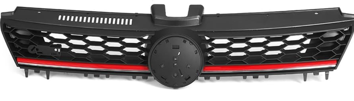 Решітка радіатора AVTM Volkswagen Golf 13-17 GTI 7 Фольксваген Гольф АМ0052110 - зображення 2