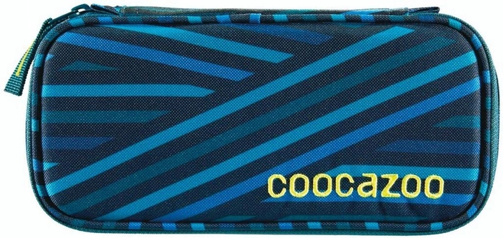 Piórnik szkolny Coocazoo PencilDenzel 24 x 6 x 11 cm Zebra Stripe Blue (4047443429407) - obraz 1