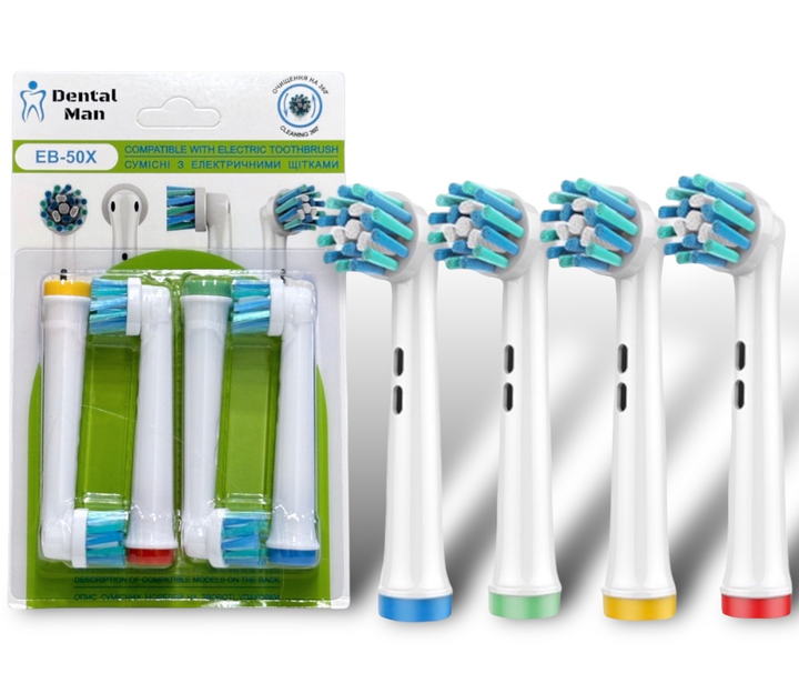 Насадки для электрической зубной щетки Oral B Braun на зубную щетку ...
