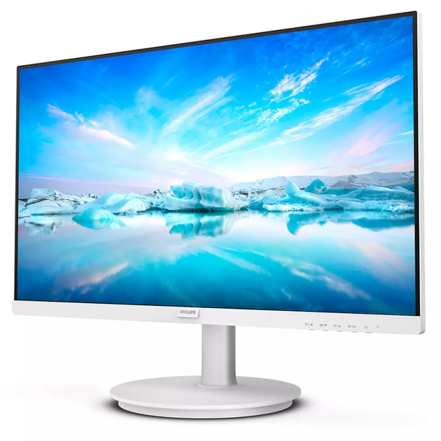 Монитор 27" Philips 271V8AW/00 IPS безрамочный экран Белый - изображение 4